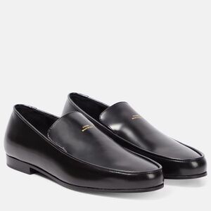 Toteme The Oval Leather Loafers